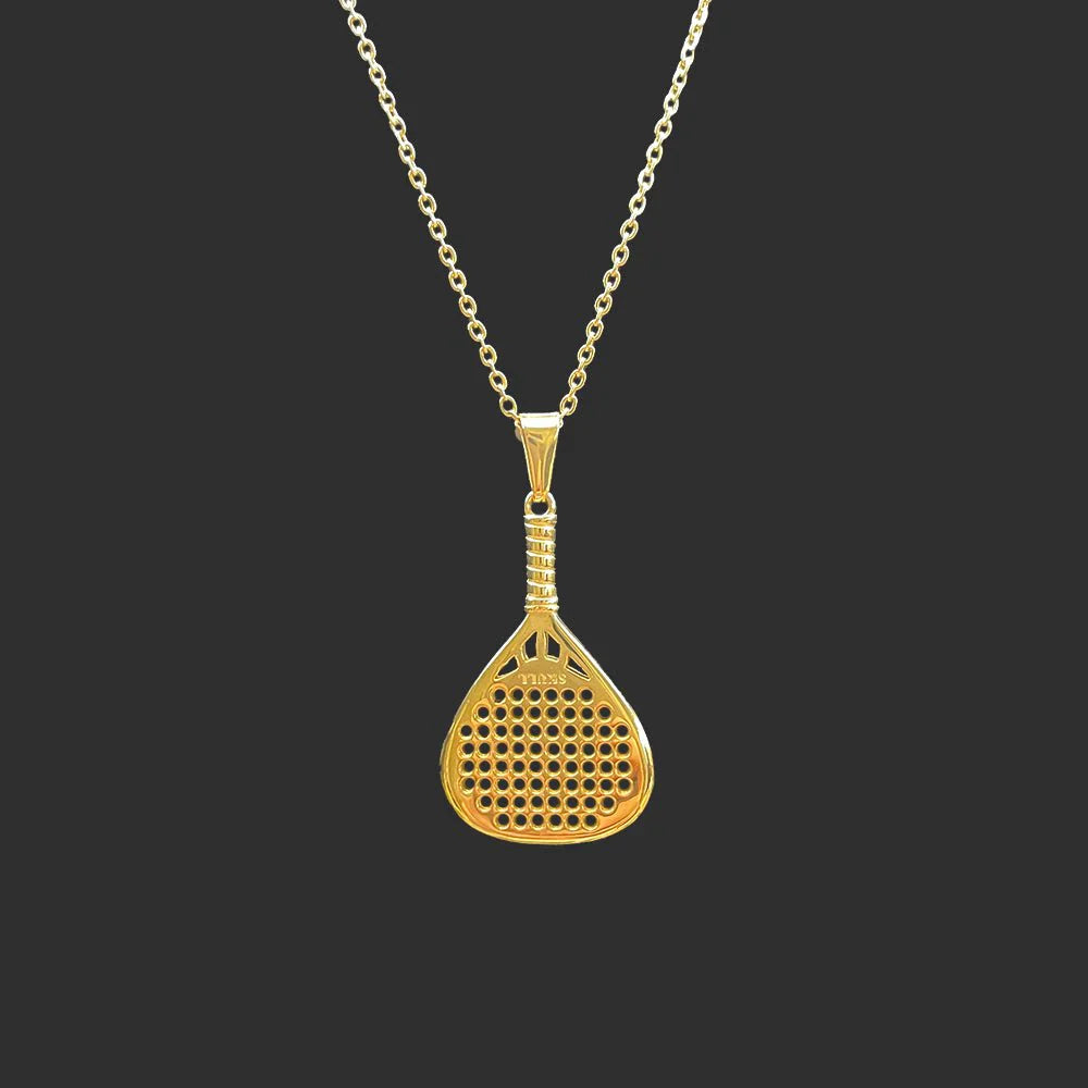 Skull Padel Necklace - Gold Plated