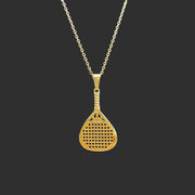 Skull Padel Necklace - Gold Plated