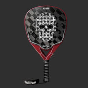 Skull Padel V2030 - Black Red 15K Padel Racket