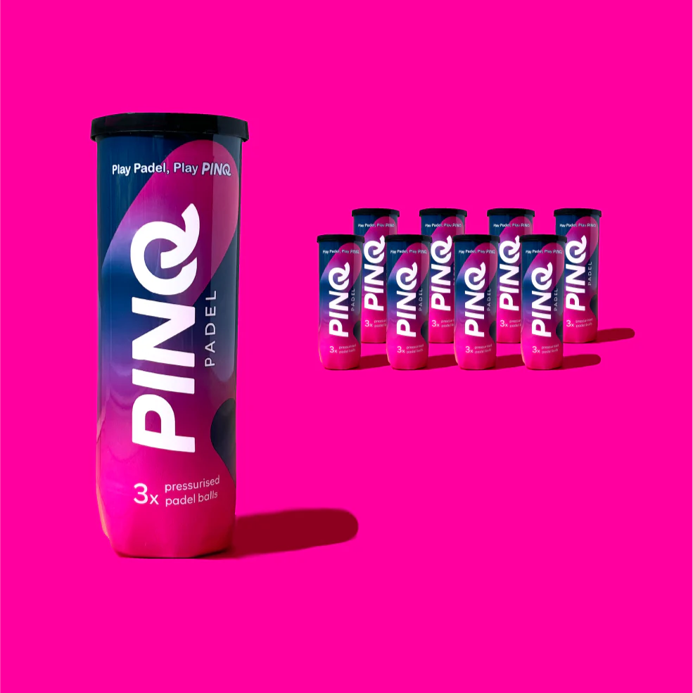 Pink Padel Balls - Nine Pack (9x3 balls)