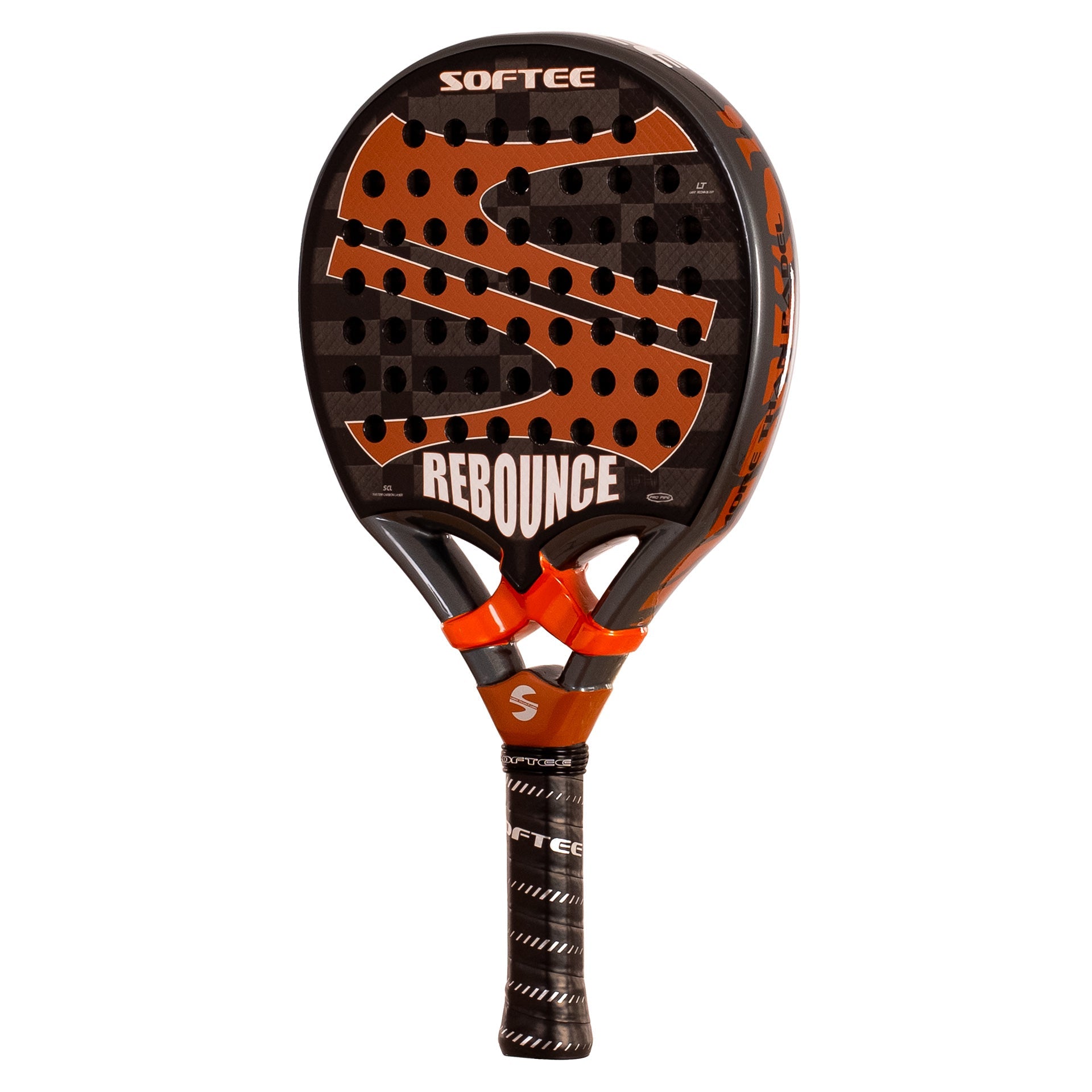 Softee Rebounce Orange Padel Racket - detail