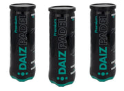 Triple Pack DAIZ Padel Ball Premium | 3 Tubes of 3 Balls