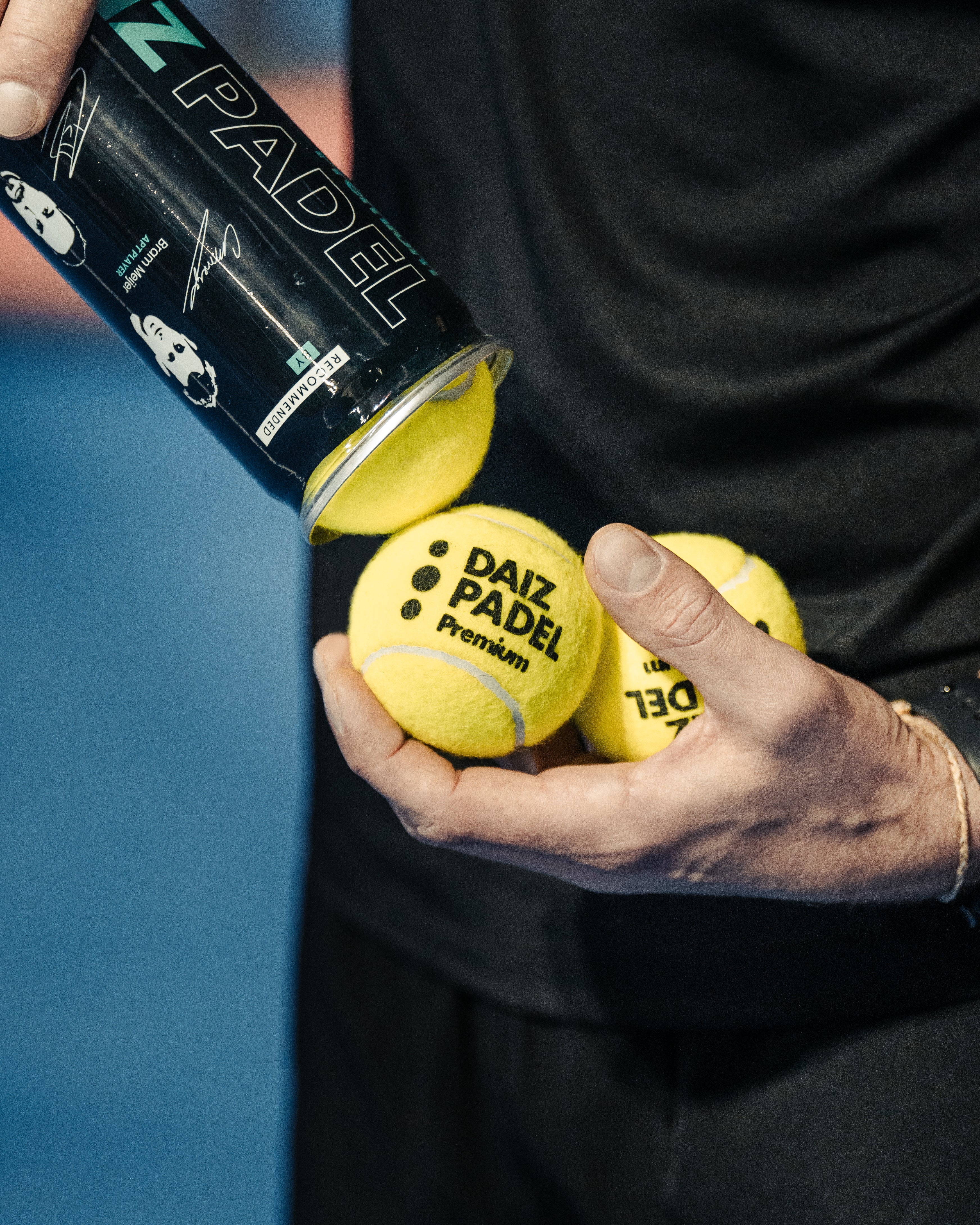 DAIZ Padel ball Premium, tube of 3 balls