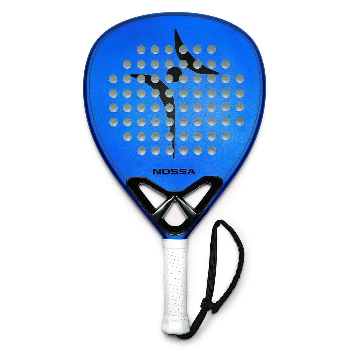 NOSSA Padel BASE padel racket in blue, front view