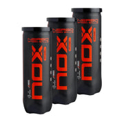 Triple Pack Nox NERBO Padel Balls - 3 Tubes of 3 Balls
