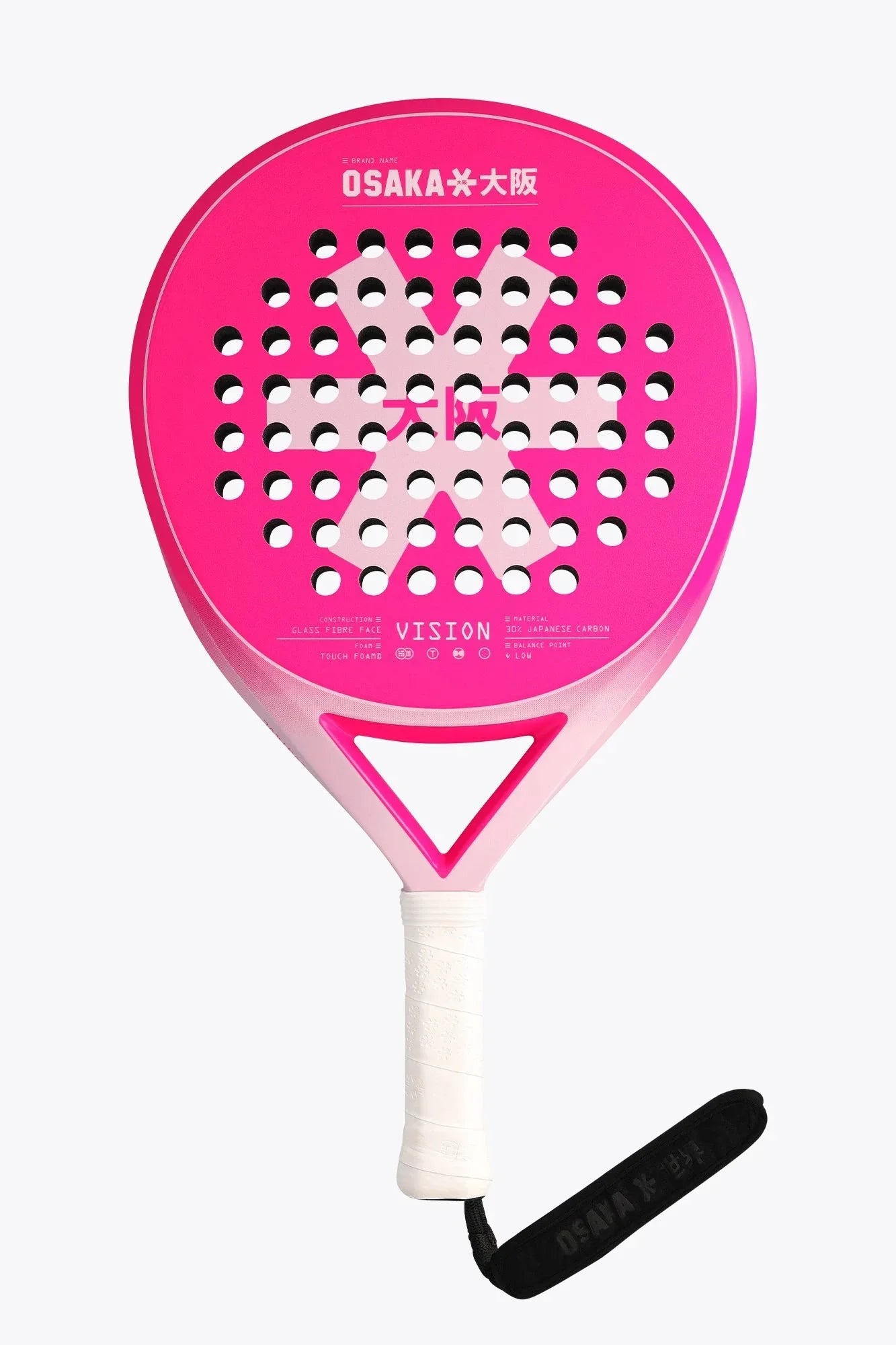 Osaka Padel Racket - Vision - Control | Electric Fuchsia