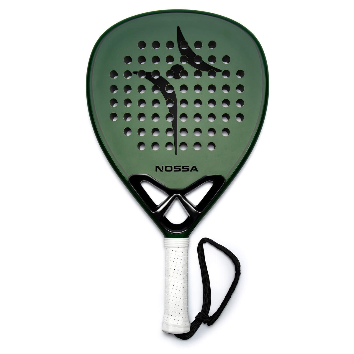 NOSSA Padel BASE padel racket in green, front view