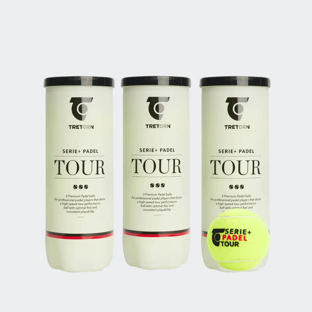 Tretorn Series + Tour. 3 Tubes of 3 Balls
