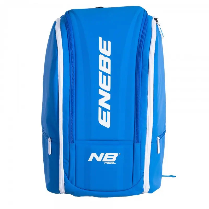 Enebe Mustang blue padel backpack, front view