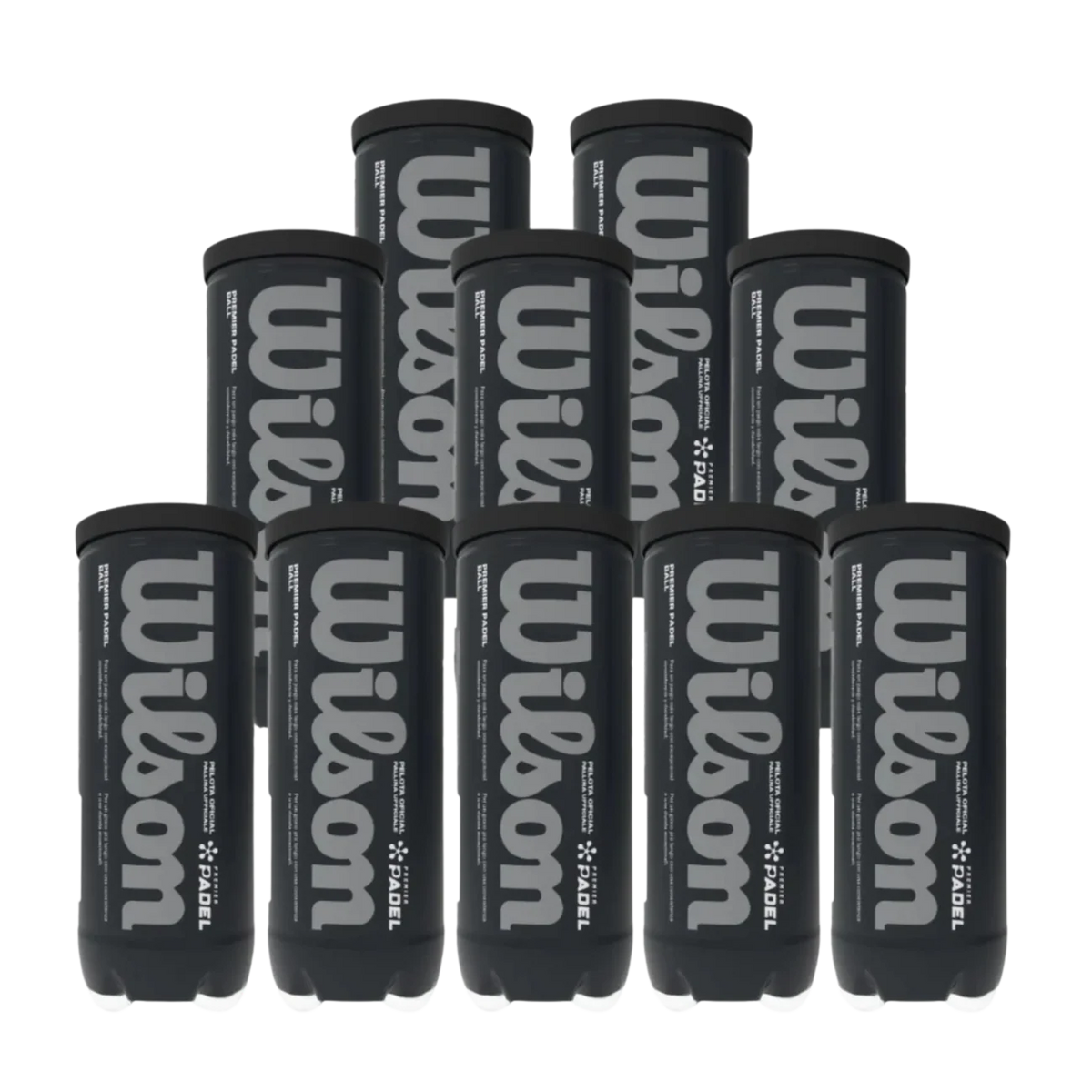 Triple Pack Wilson Premier Padel | 10 Tubes of 3 Balls