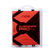 NOX Overgrips Pro pack of 12 white padel overgrips, front of packaging