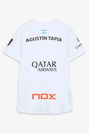 Nox Sponsors AT10 Agustin Tapia Soft White T-Shirt 2026