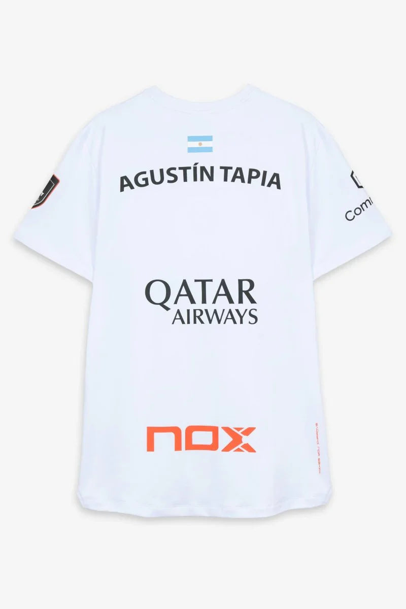 Nox Sponsors AT10 Agustin Tapia Soft White T-Shirt 2026
