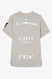 Nox Sponsors AT10 Agustin Tapia Soft Grey T-Shirt 2026