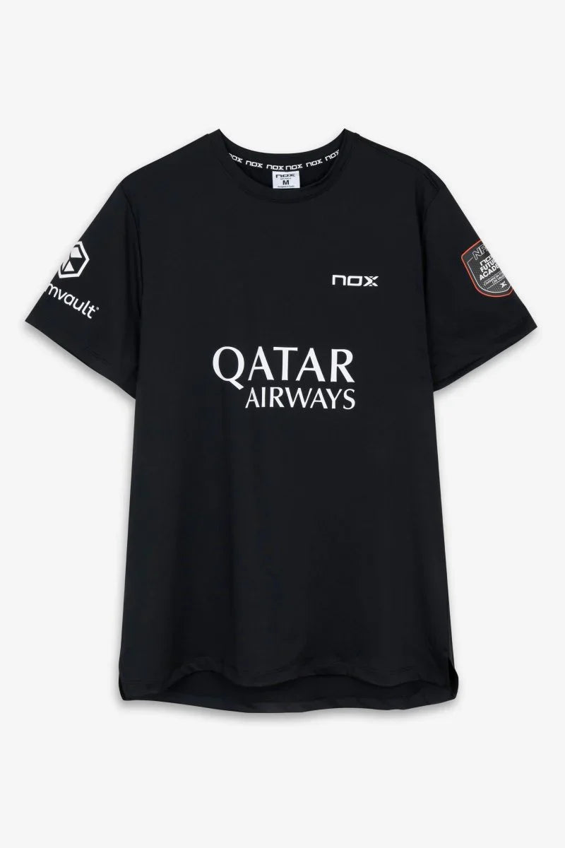 Nox Sponsors AT10 Black Agustin Tapia T-shirt 2026