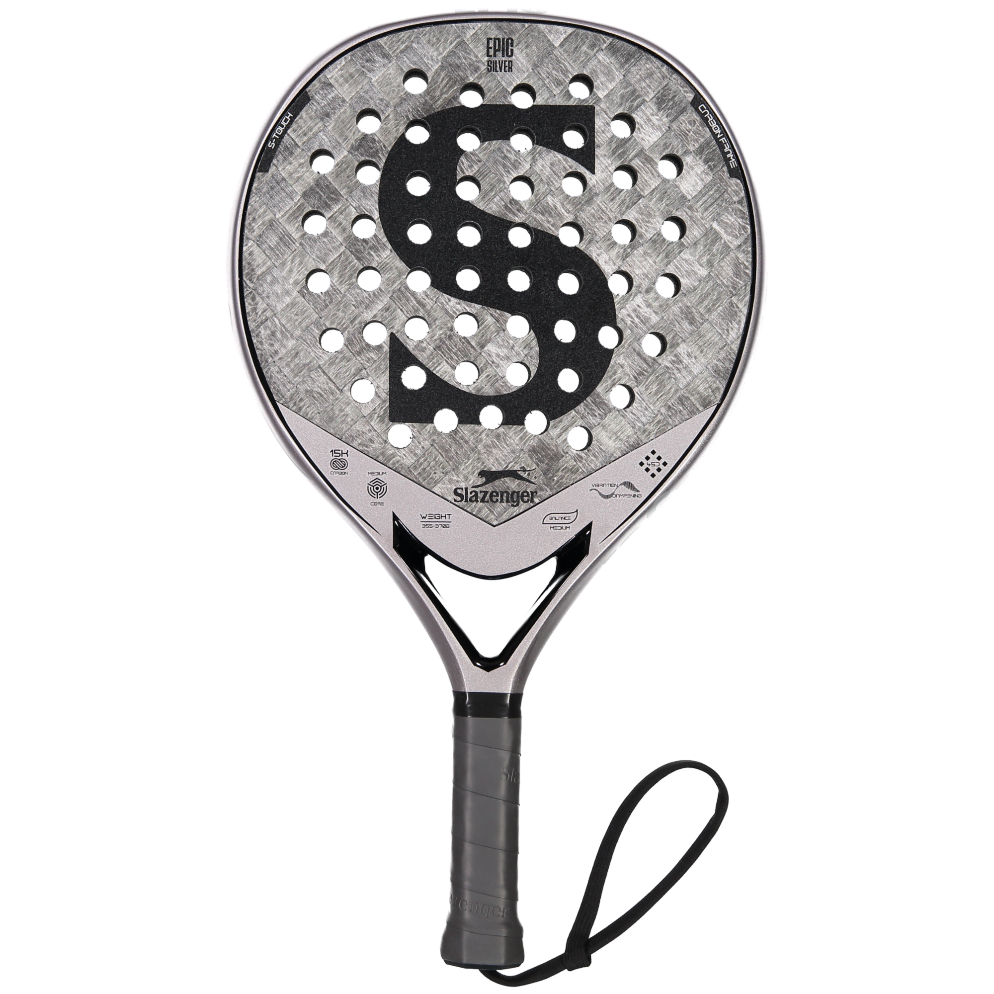 Slazenger Metal Series- EPIC Silver 2025 Padel Racket