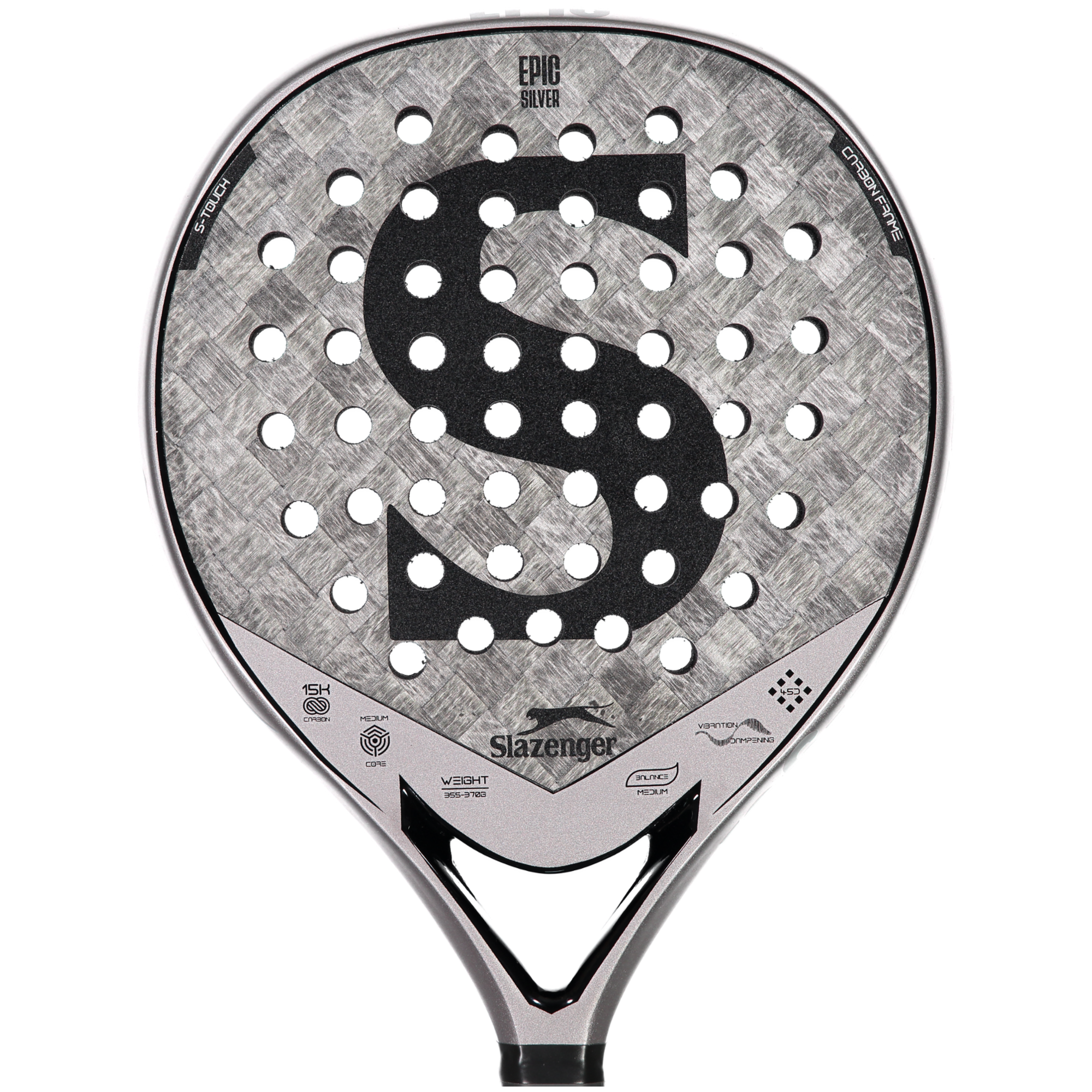 Slazenger Metal Series- EPIC Silver 2025 Padel Racket