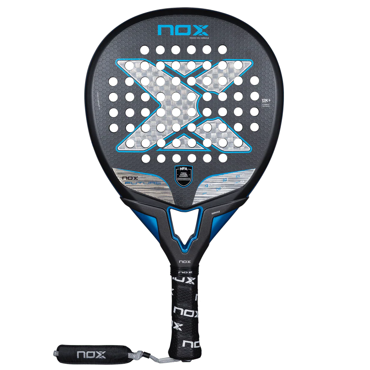 NOX Future Hybrid 12K Alum Padel Racket