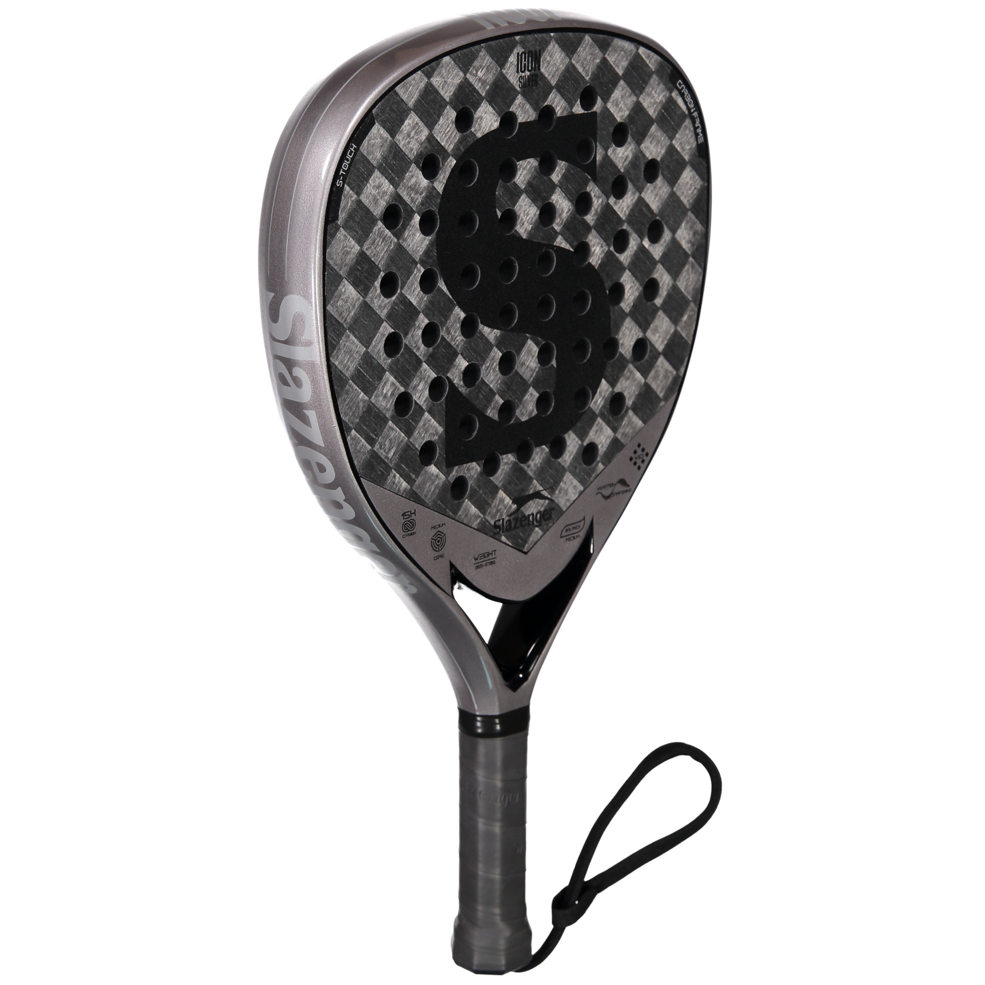 Slazenger Metal Series- ICON SILVER 2025 Padel Racket