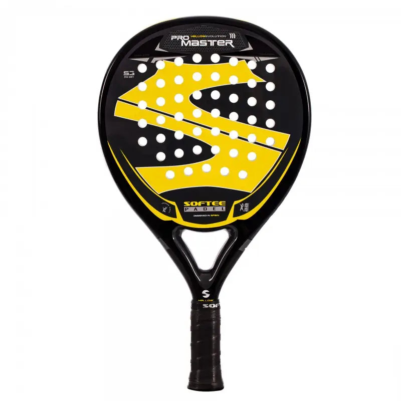 Softee Pro Master Evolution Padel Racket - Yellow