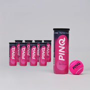 Pink Padel Balls | 9 Tubes of 3 Balls