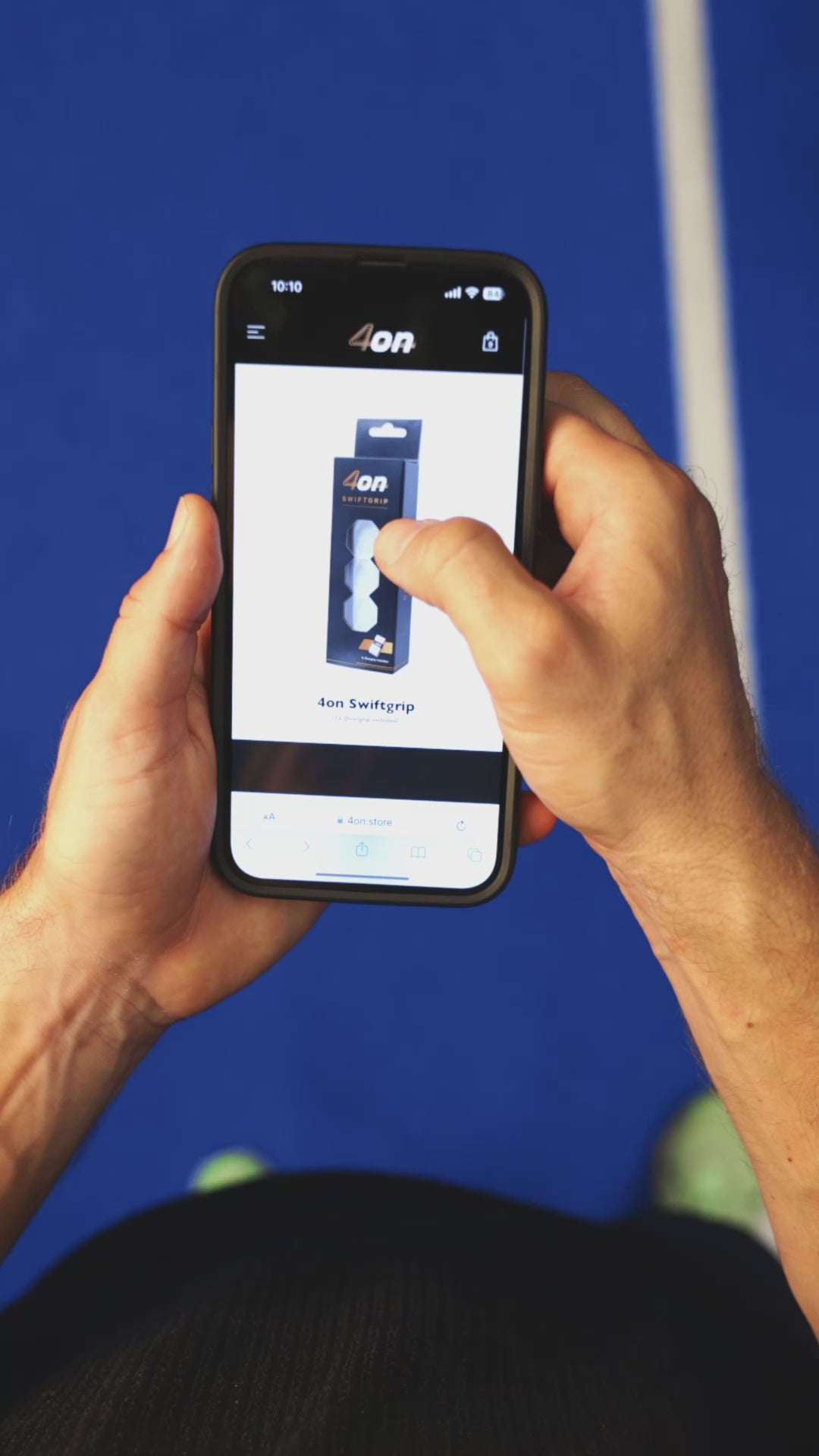 Load video: 4on SwiftGrip For Padel