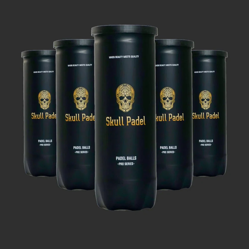 Skull Padel Balls - 5 Tubes of 3 Balls