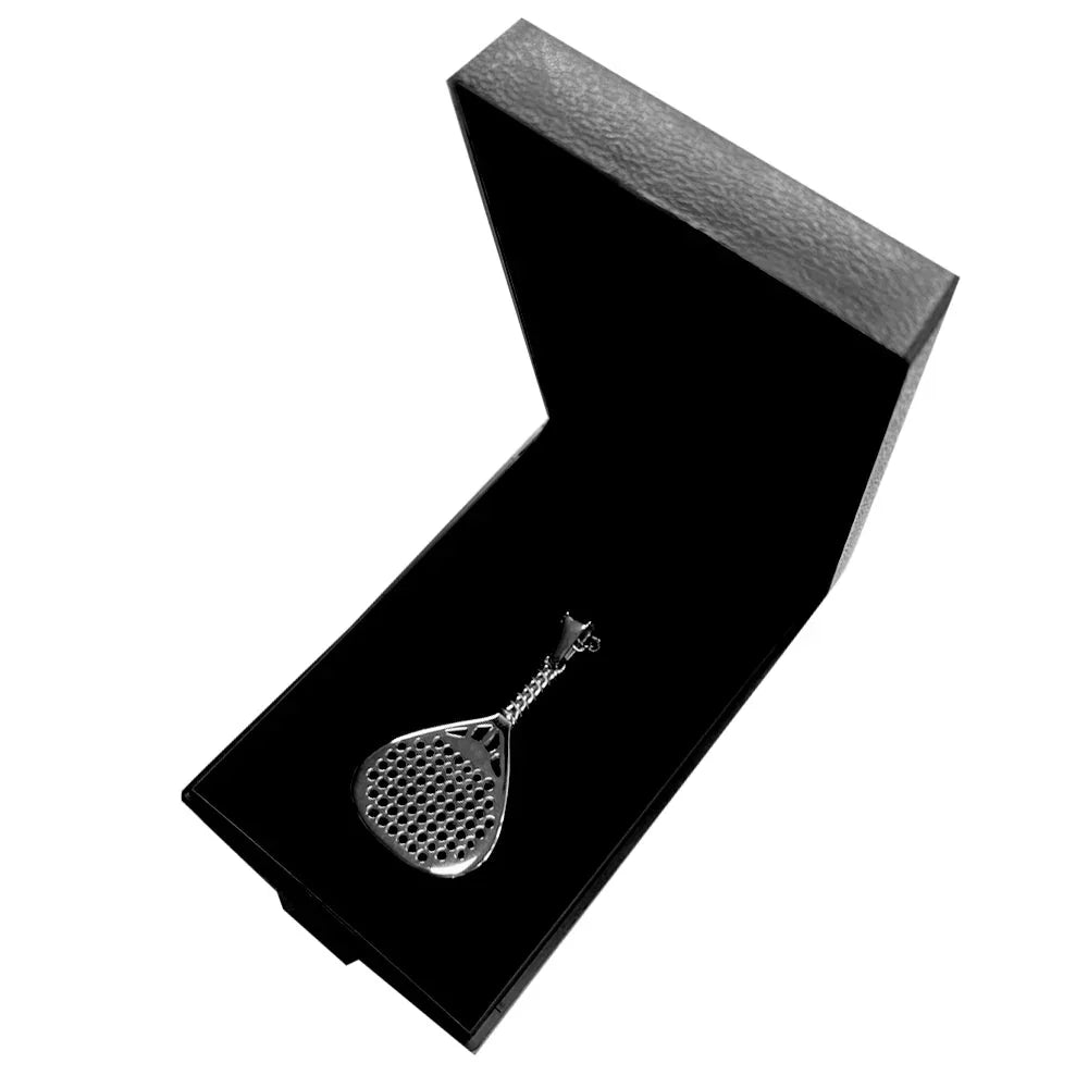 Skull Padel Necklace - Silver Plated