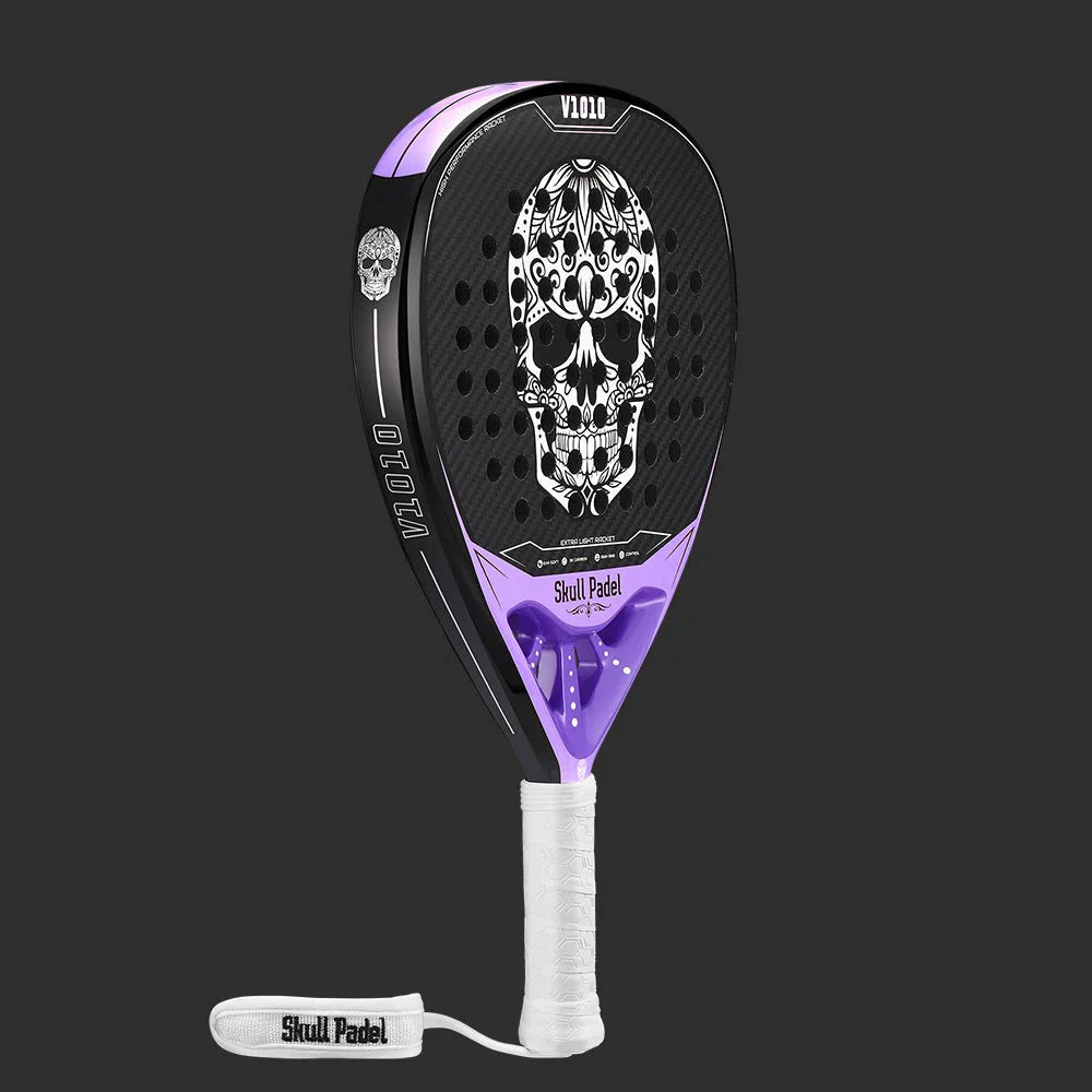 Skull Padel V1010 - PURPLE 3K Padel Racket