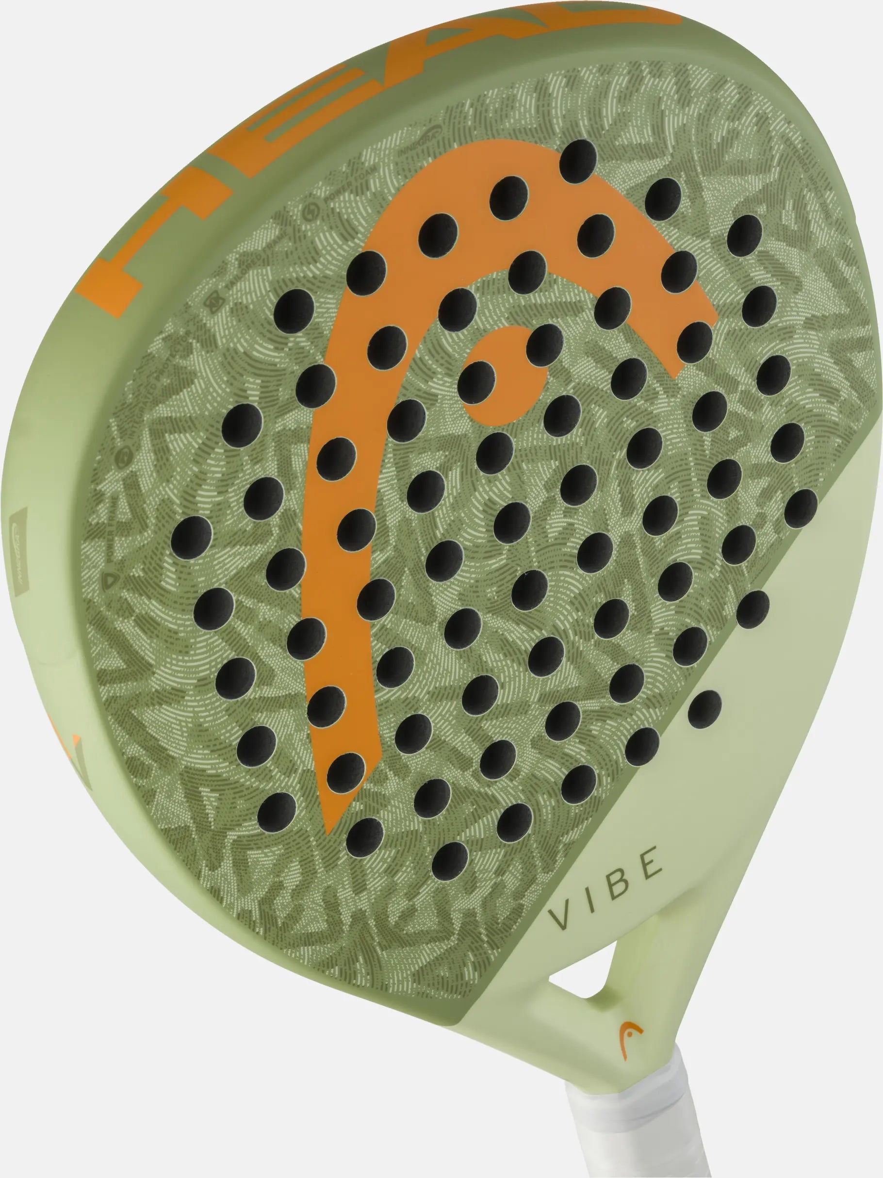Head Vibe 2026 Padel Racket Green/Orange